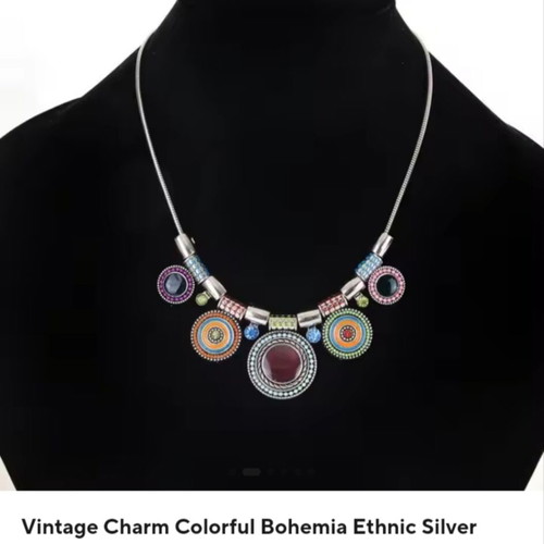 Vintage colorful necklace