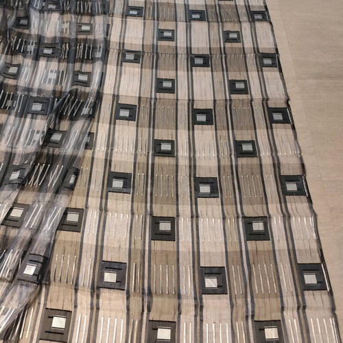 Sheer Curtain used, 2.56m height, 2.92m width, for rail