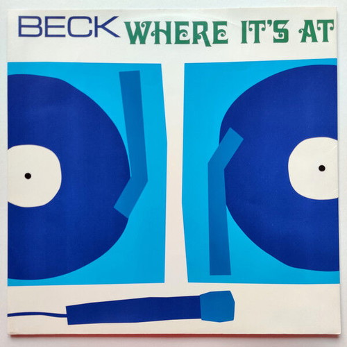 Beck Where It's At vinyl record used, rock