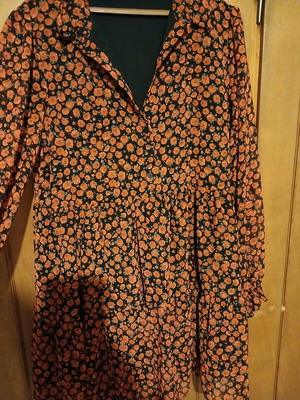 Bershka dress black and red like new, size L