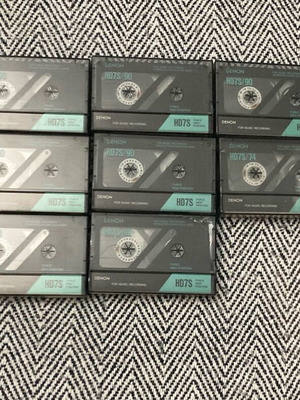 Denon For Music Recording HD7S Type II High Position cassette tapes used, pack