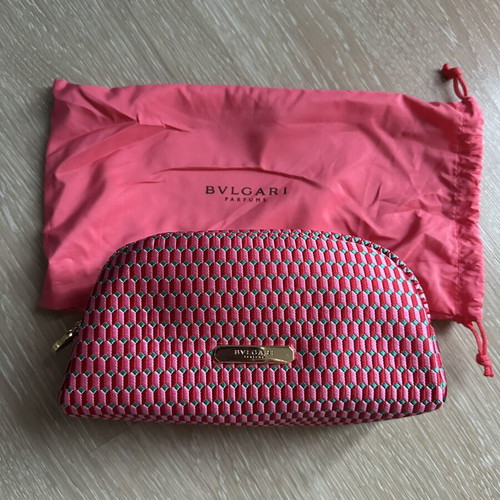 Bvlgari beauty pouch new, pink