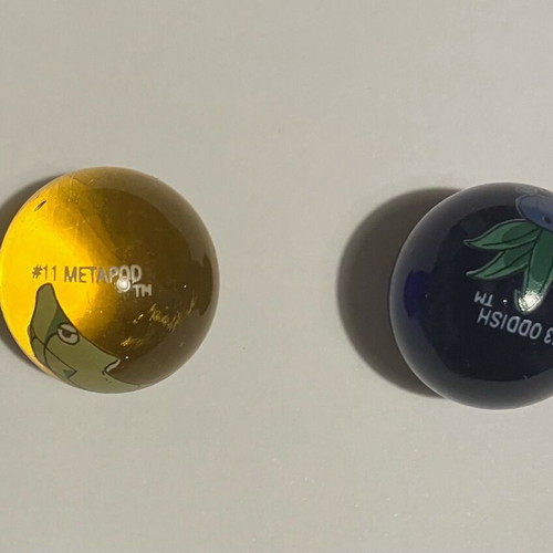 Pokemon collectible marbles used, set of 8