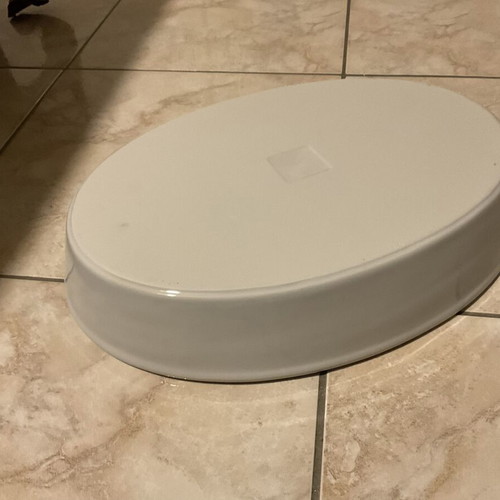 Heat-resistant porcelain baking dish like new, 39x28x7 cm
