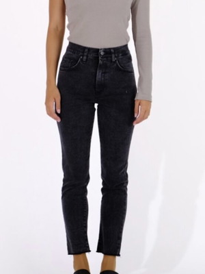 Salt & Pepper jeans like new, black/grey, size 24