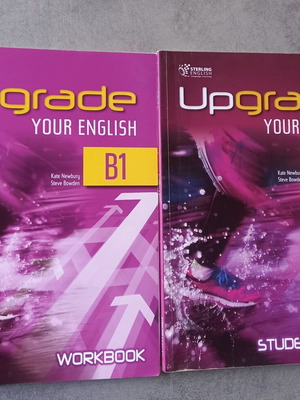 Upgrade Your English B1 workbook and student's book used