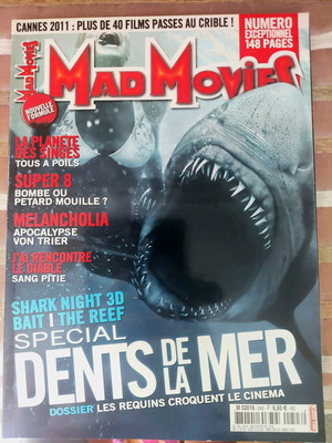 Περιοδικό Mad Movies τεύχος 243 μεταχειρισμένο, Ιούλιος/Αύγουστος 2011, ταινίες φαντασίας