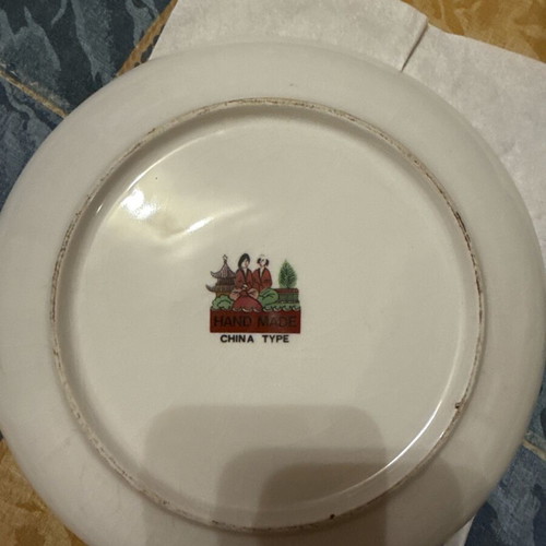 Handmade porcelain decorative plate like new