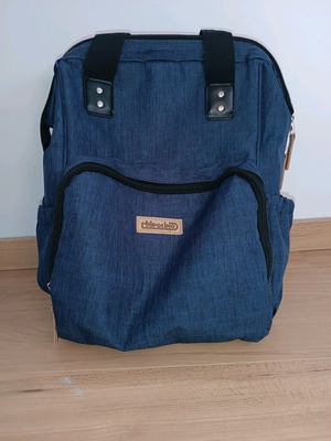 Chipolino backpack diaper bag used, navy blue