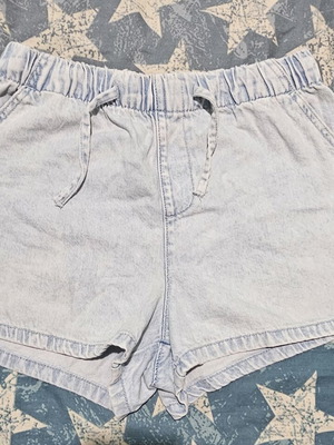Zara kids denim shorts like new, blue with pockets