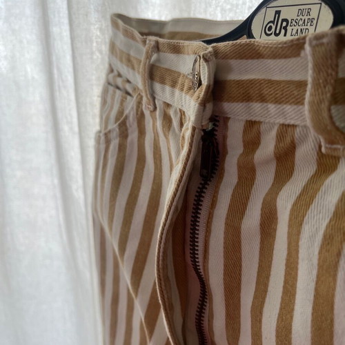 Original Vintage high-waisted denim skirt like new, beige