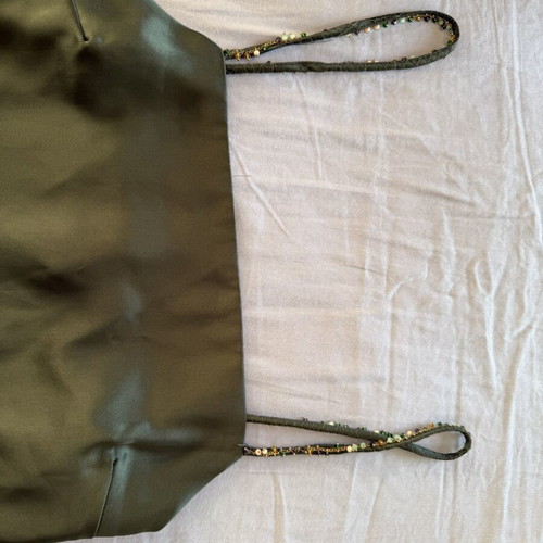 Zara khaki dress medium size like new
