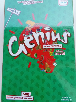 Genius Travel board game new, educational for kids 7+
