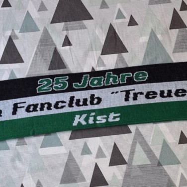 Borussen Fan Schal 25 Jahre Treue Franken Kist like new
