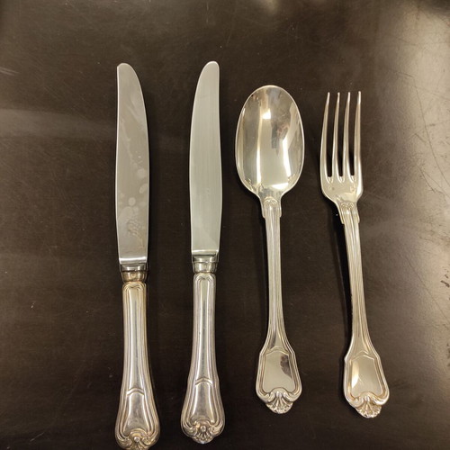 Christofle Silver-Plated Cutlery Set used, rare 80s design