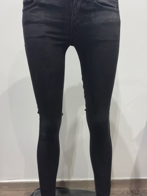 G-Star RAW Midge Skinny jean W27 μεταχειρισμένο, μαύρο ξεβαμμένο