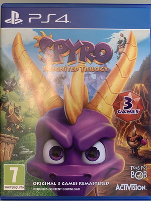 Spyro Reignited Trilogy PS4 σε άριστη κατάσταση με 3 παιχνίδια