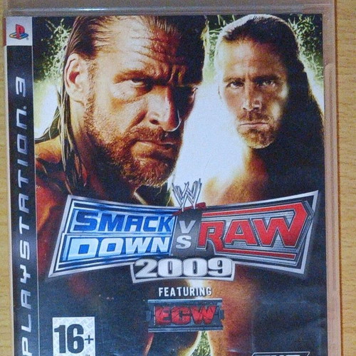 Smack VS Raw 2009 used Sony game