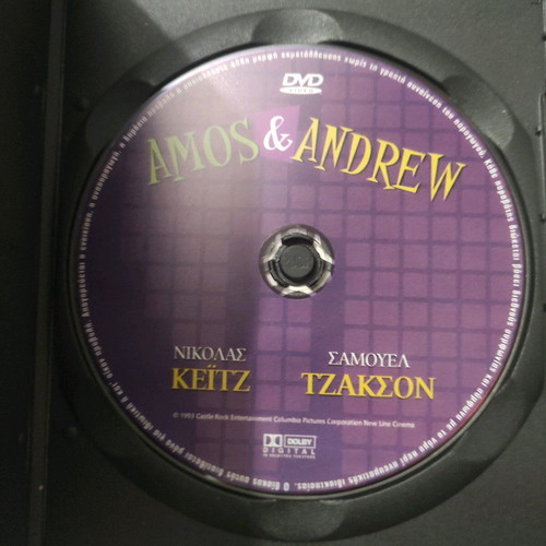 Amos and Andrew DVD foreign film Nicholas Keitz, Samuel Jackson