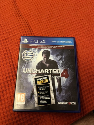 Uncharted 4: Краят на един крадец PS4 като нов, гръцко издание