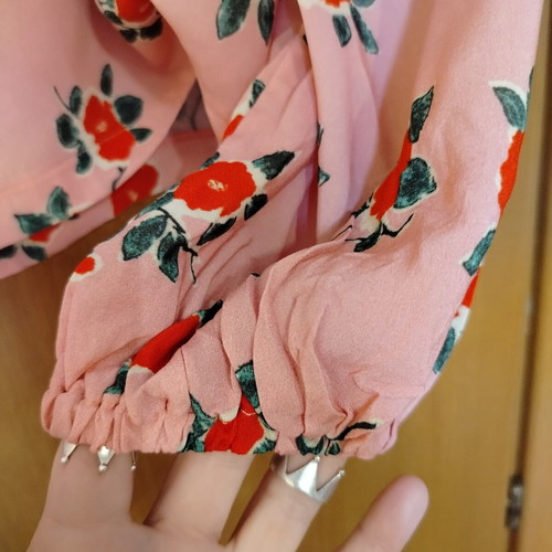 Madame Shou Shou blouse, colorful, size M