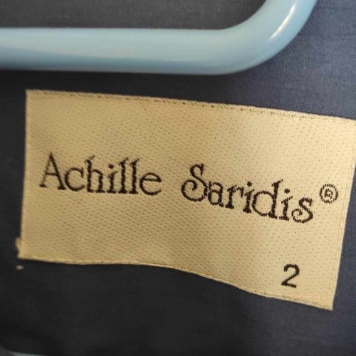 Achille Saridis shirt new unworn blue medium-large