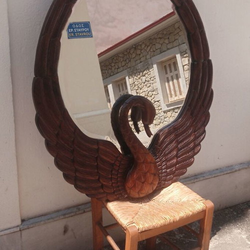 Luxury Ebony Mirror 1m x 0.75m like new