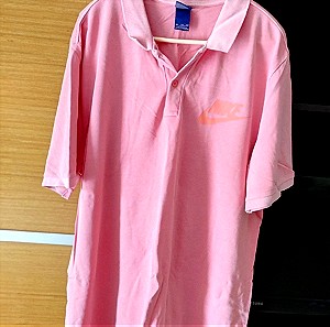 Nike Sportswear Ανδρική Μπλούζα Polo Κοντομάνικη Ροζ (xxl)