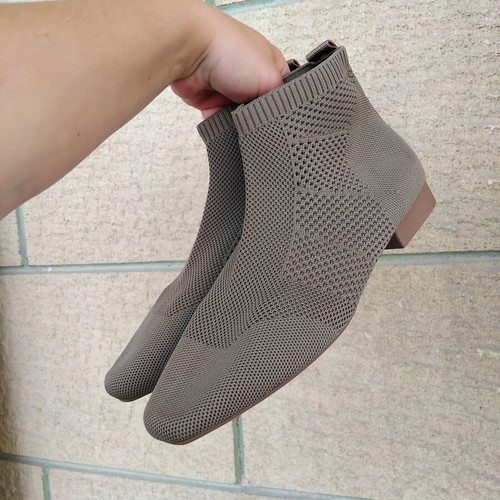 Ankle boots size 41 like new, beige and brown