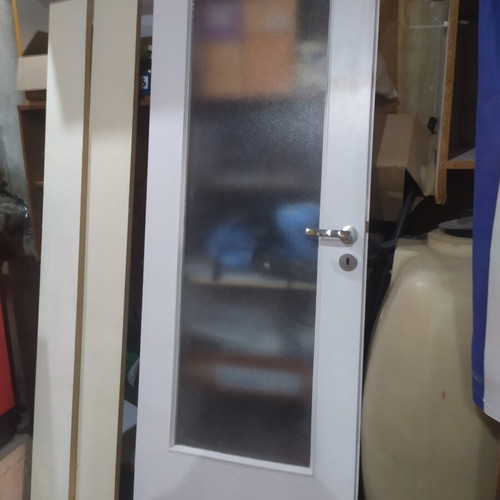 Interior door painted with lock, left 2.04x72.8, like new