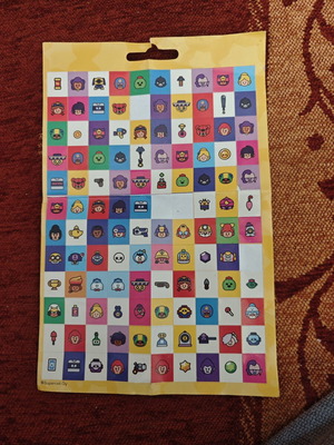 Sticker sheet used