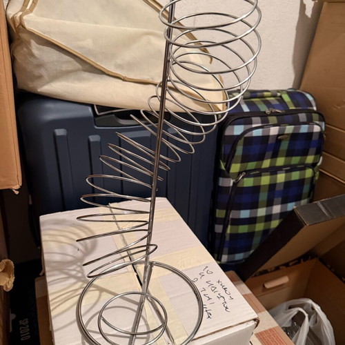 Orange holder stainless steel like new