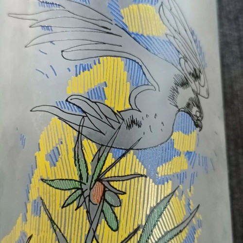 Collectible glass signed by Dimitris Mytaras like new