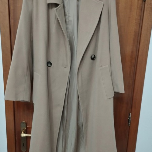 Desiree beige coat, warm lined