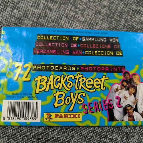 Panini Back Street Boys stickers new, sealed