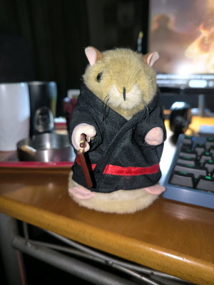 GEMMY Retro Vintage Kung Fu Hamsters used, singing and dancing toy