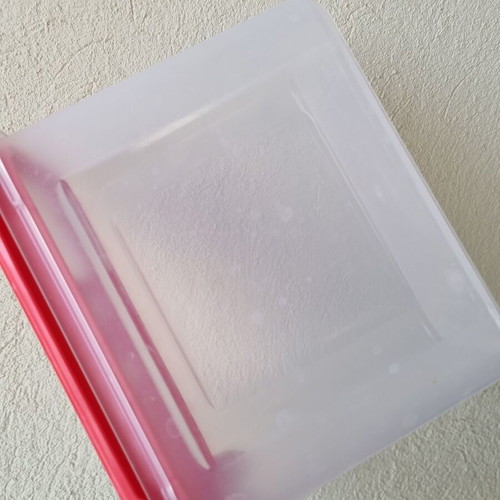 Set of 4 plastic food storage containers