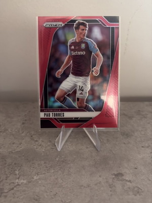 2024-25 Panini Prizm Premier League Card #59 Pau Torres Red new