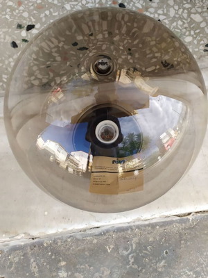 Acrylic bronze globe new, 30 cm diameter, made in Italy