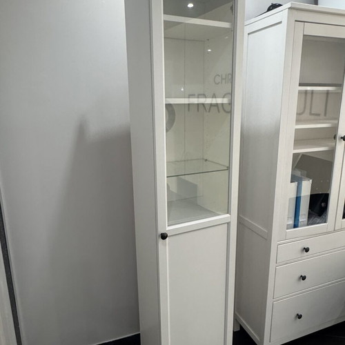 Wooden wardrobe 100, sturdy storage cabinet