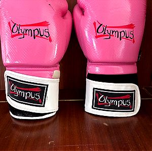 Γάντια πυγμαχίας Olympus  ροζ χρώμα