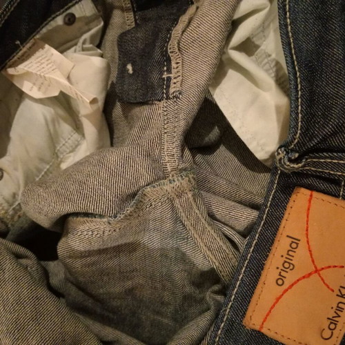 Calvin Klein Jeans original women's jeans like new, grey/blue, straight W30