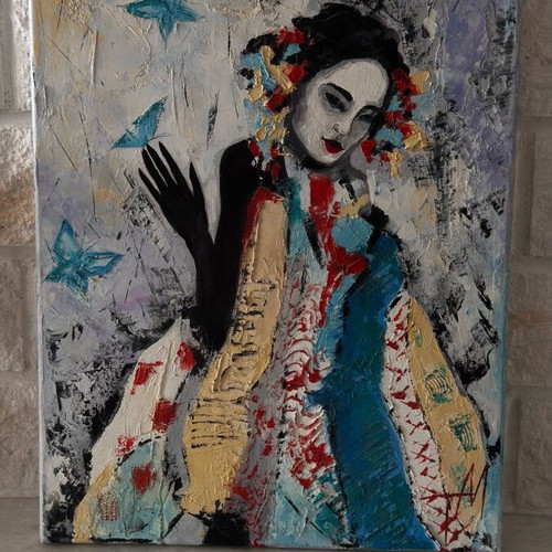 Painting authentic work by Tatiana Morozowa new 30x40