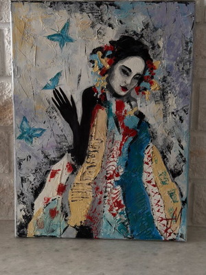 Painting authentic work by Tatiana Morozowa new 30x40