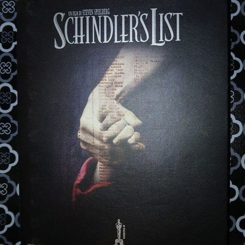 Schindler's List DVD box used, English Italian subtitles