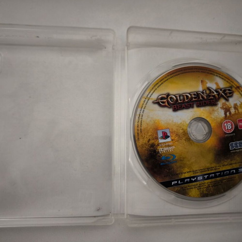 Golden Axe Beast Rider PS3 game used, custom cover
