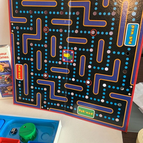 Pac Man board game used, MB Games 1980 French edition
