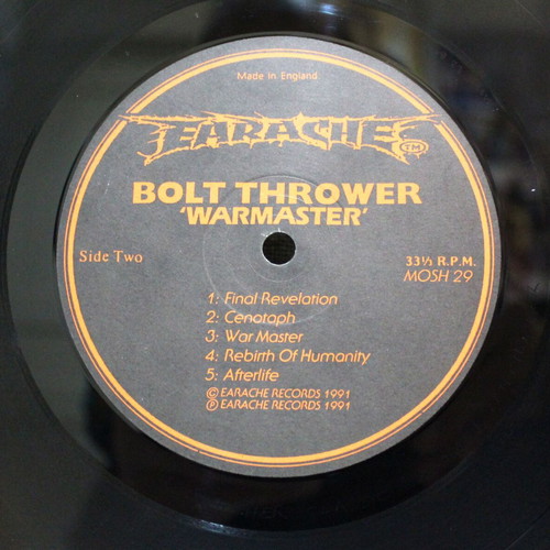 Bolt Thrower War Master vinyl LP album gatefold used