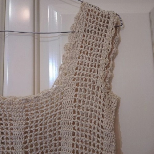 Knitted women's tops pack of 2, handmade, new, beige and brown