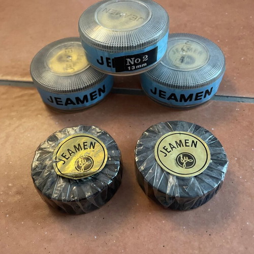 Jeamen No2 13mm vintage black typewriter ribbons, Greek